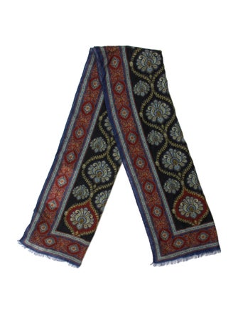 Etro Silk Paisley Print Scarf