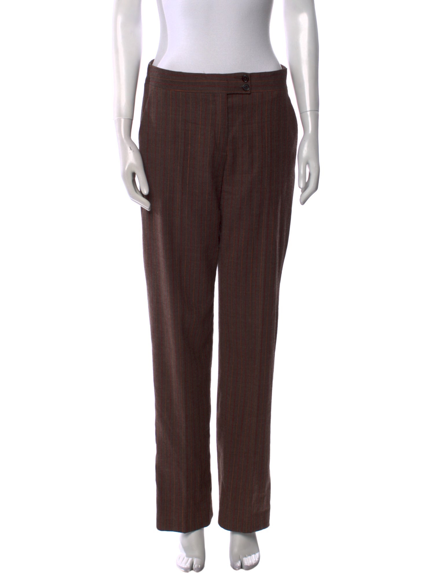 Etro Wool Straight Leg Pants