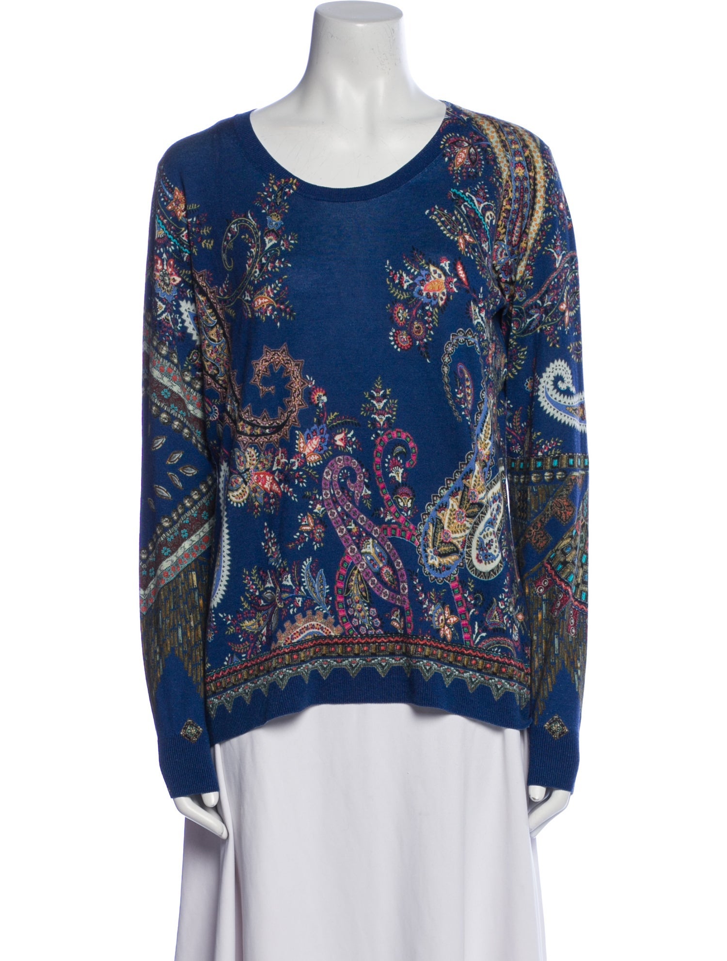 Etro Silk Printed Sweater