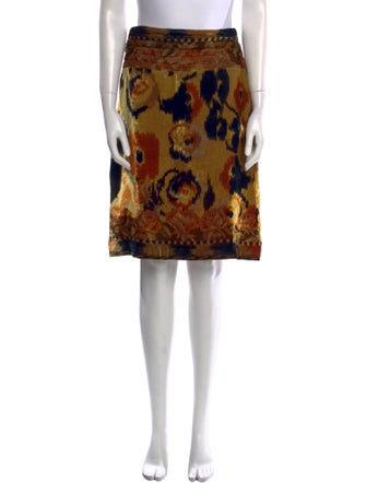 Etro Printed Knee-Length Skirt
