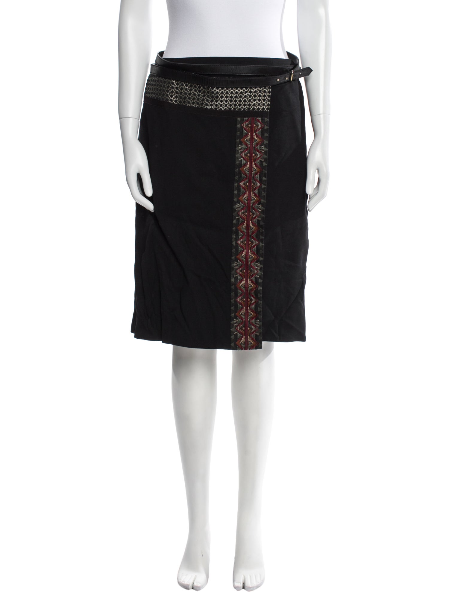 Etro Wool Knee-Length Skirt