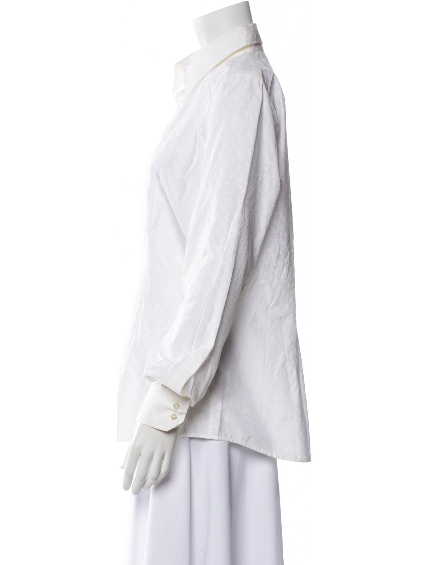 Etro Long Sleeve Button-Up Top