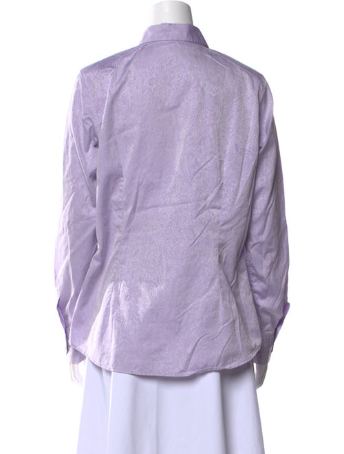 Etro Long Sleeve Button-Up Top