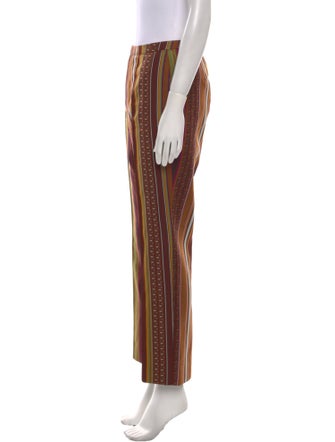 Etro Striped Straight Leg Pants