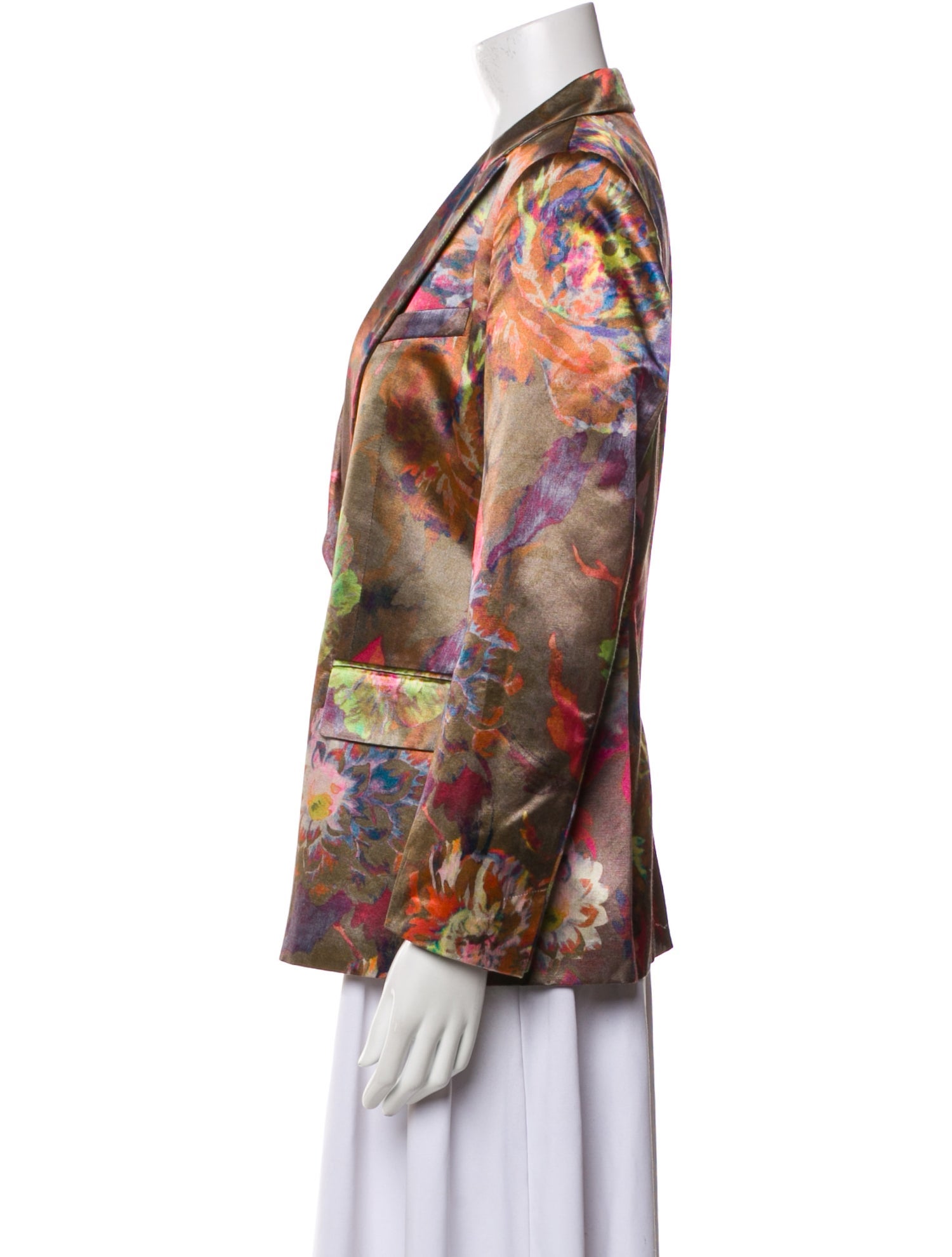Etro Floral Print Blazer