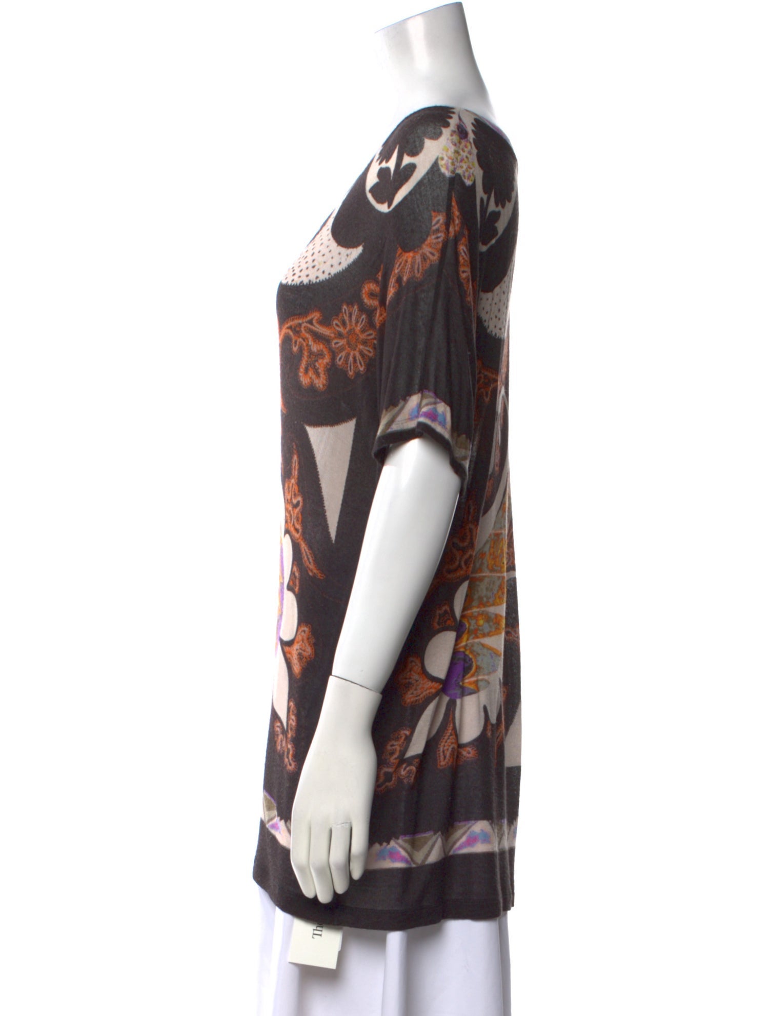 Etro Printed V-Neck Tunic