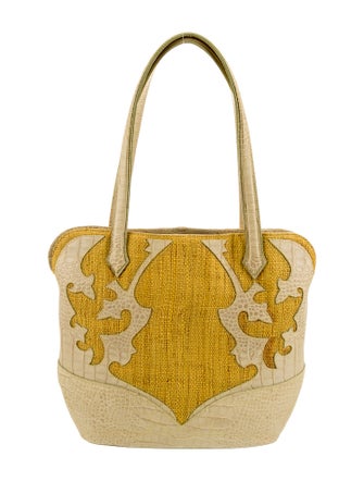 Etro Straw Shoulder Bag
