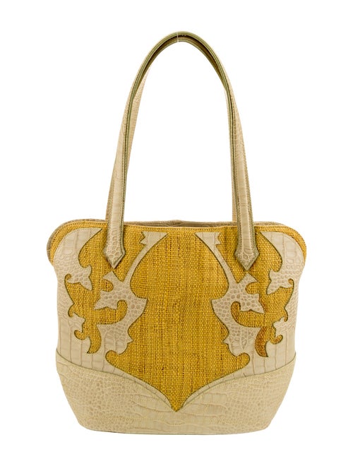 Etro Straw Shoulder Bag