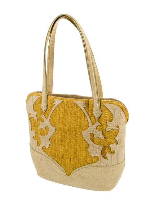 Etro Straw Shoulder Bag