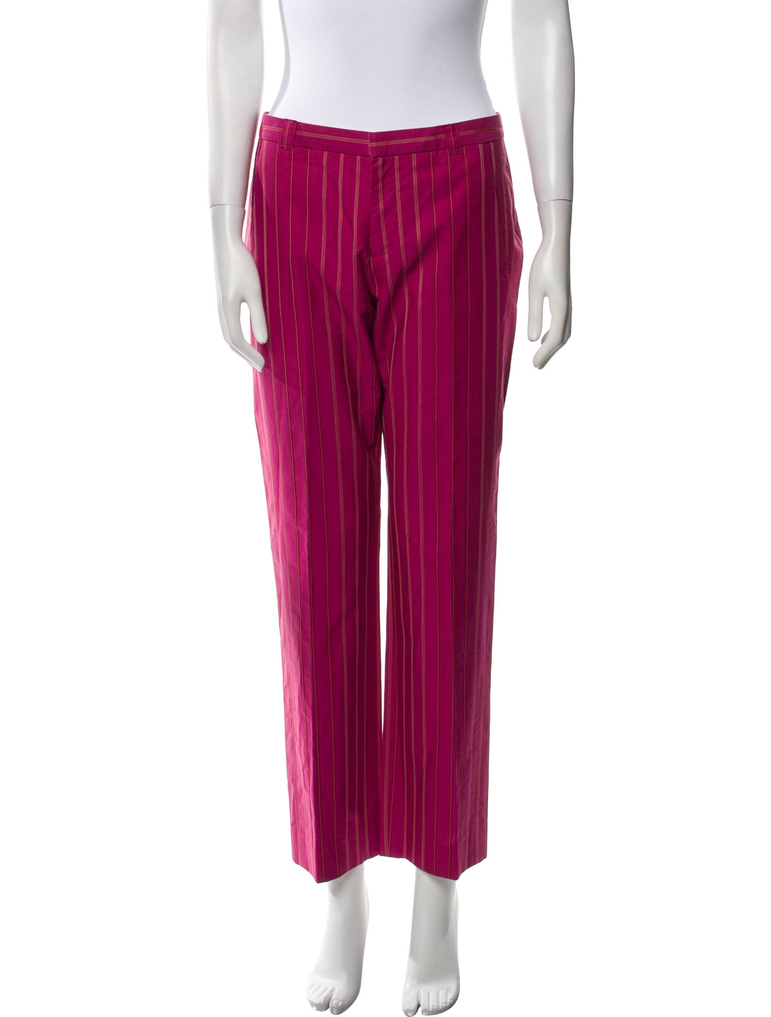 Etro Striped Straight Leg Pants
