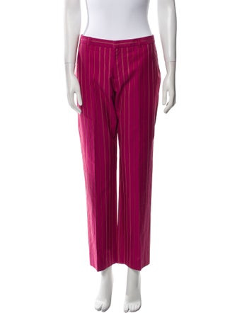 Etro Striped Straight Leg Pants