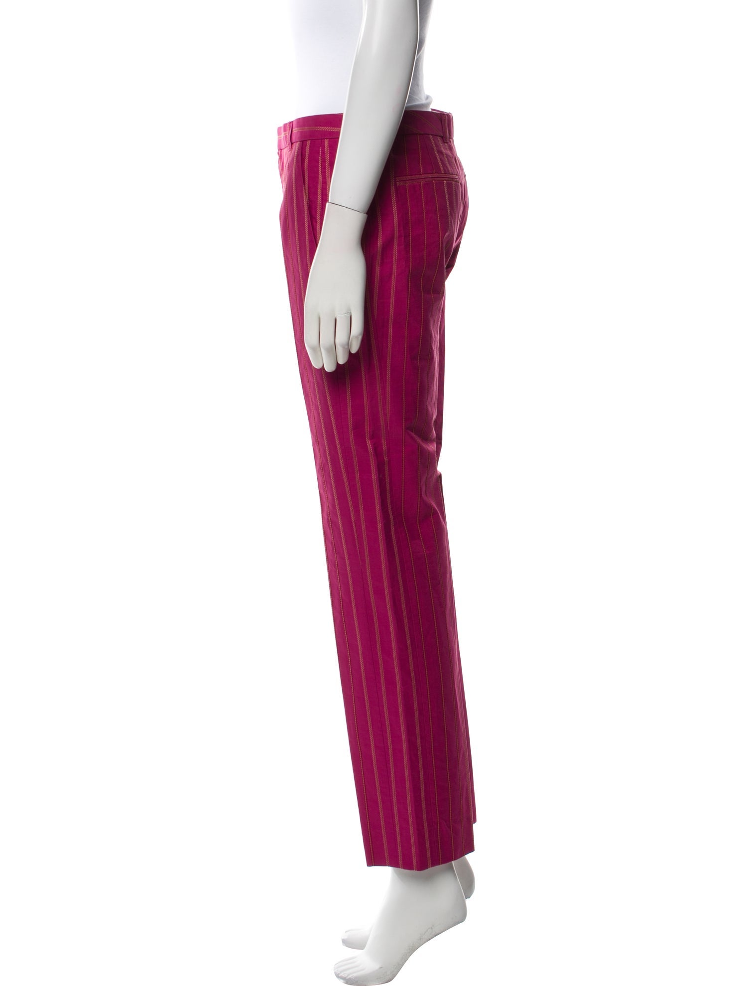Etro Striped Straight Leg Pants