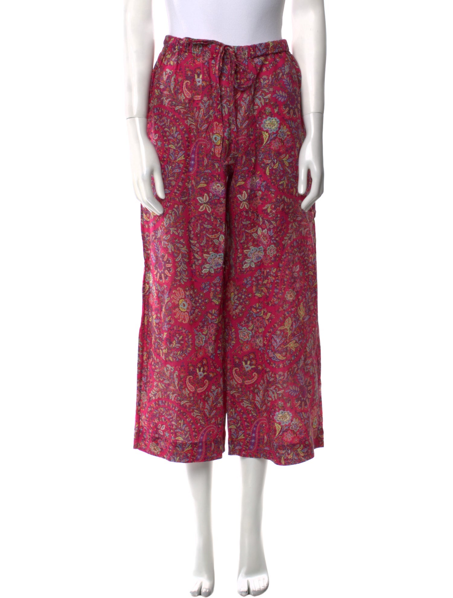 Etro Printed Wide Leg Pants