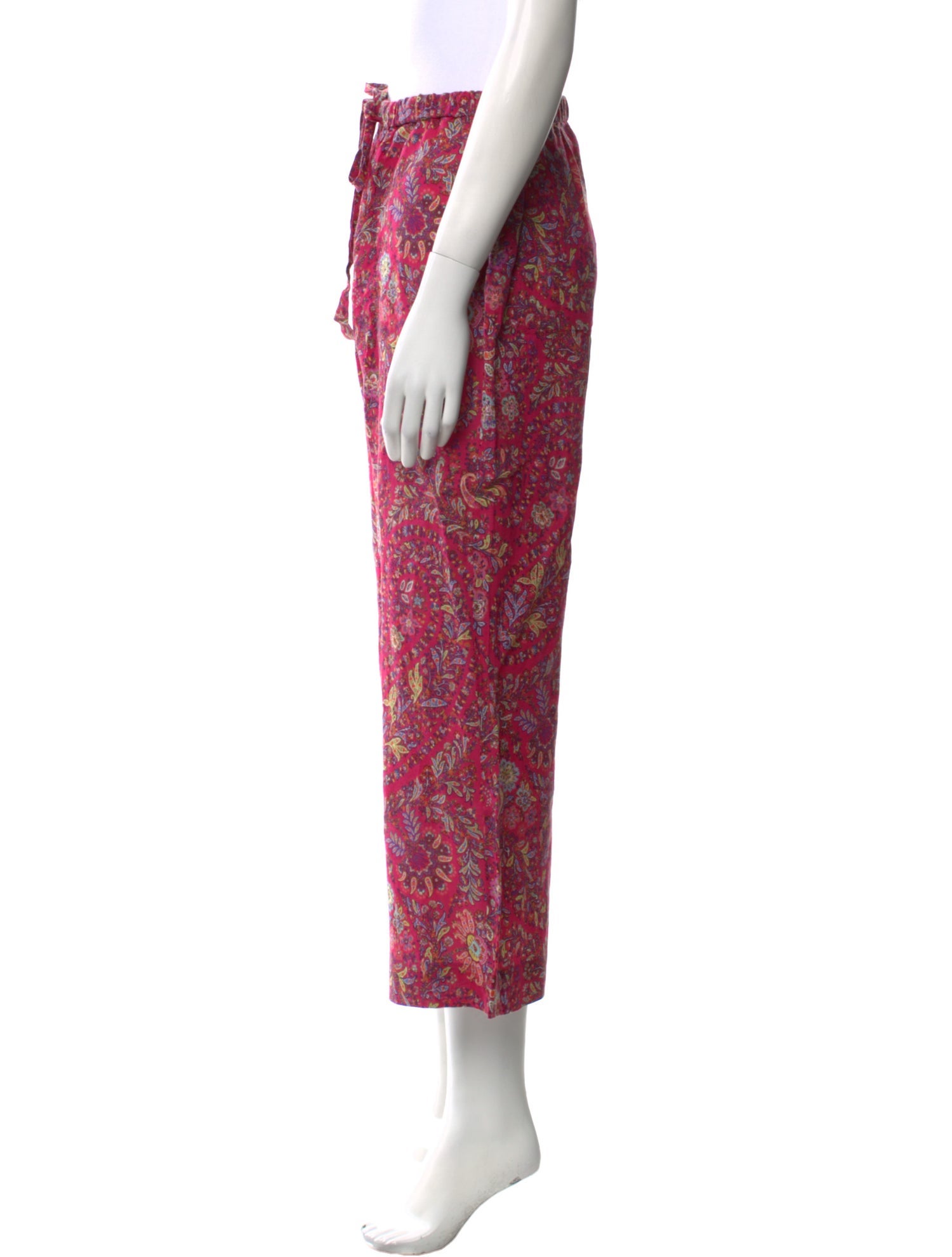 Etro Printed Wide Leg Pants
