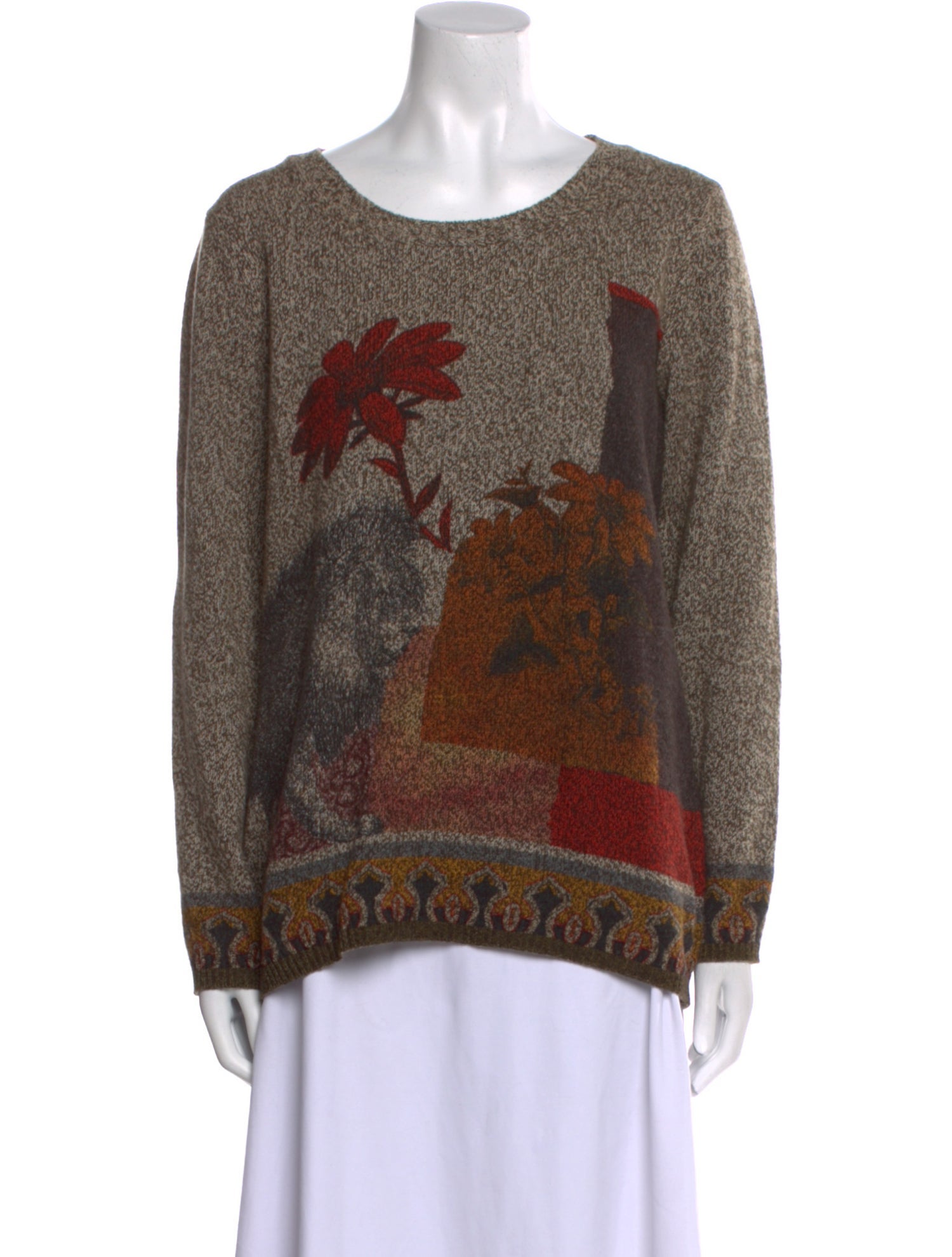 Etro Wool Printed Sweater