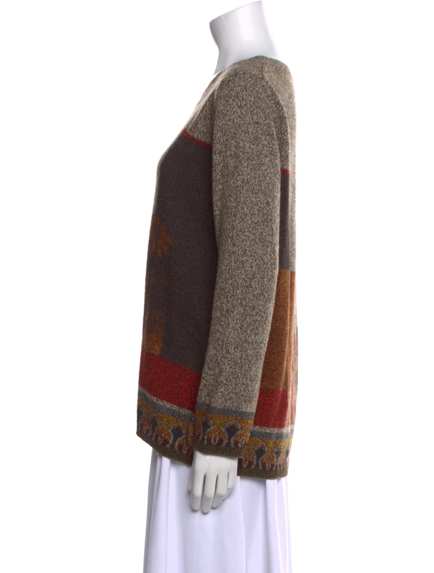 Etro Wool Printed Sweater