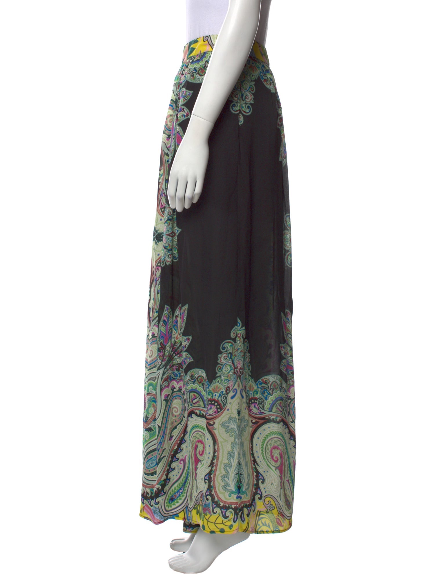 Etro Paisley Print Wide Leg Pants