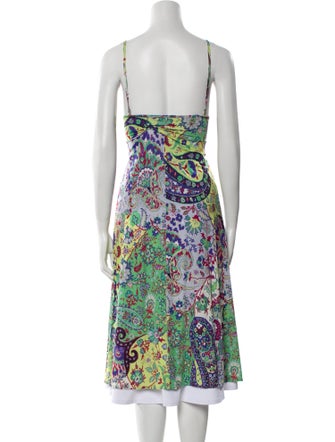 Etro Floral Print V-Neck Tunic