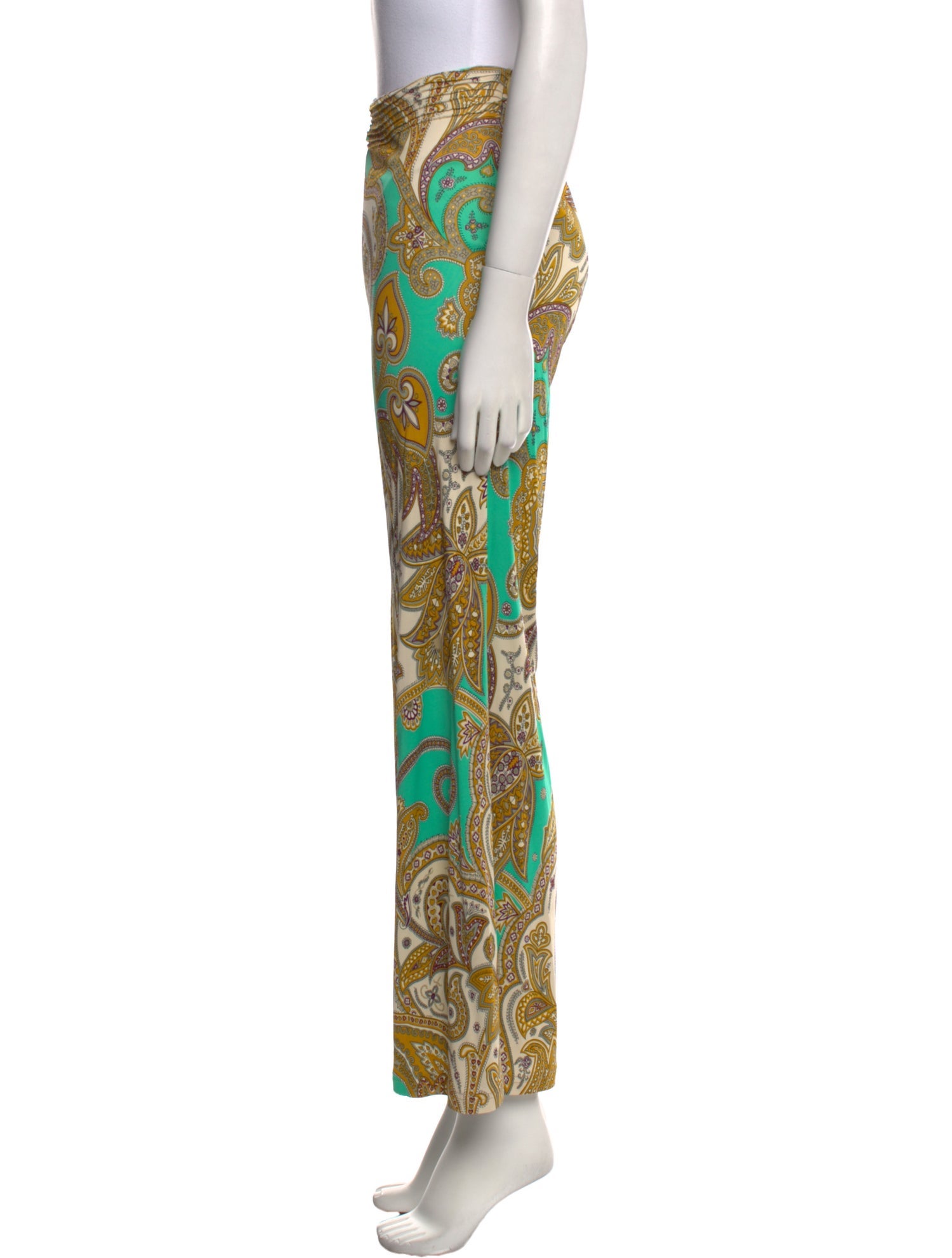 Etro Printed Wide Leg Pants