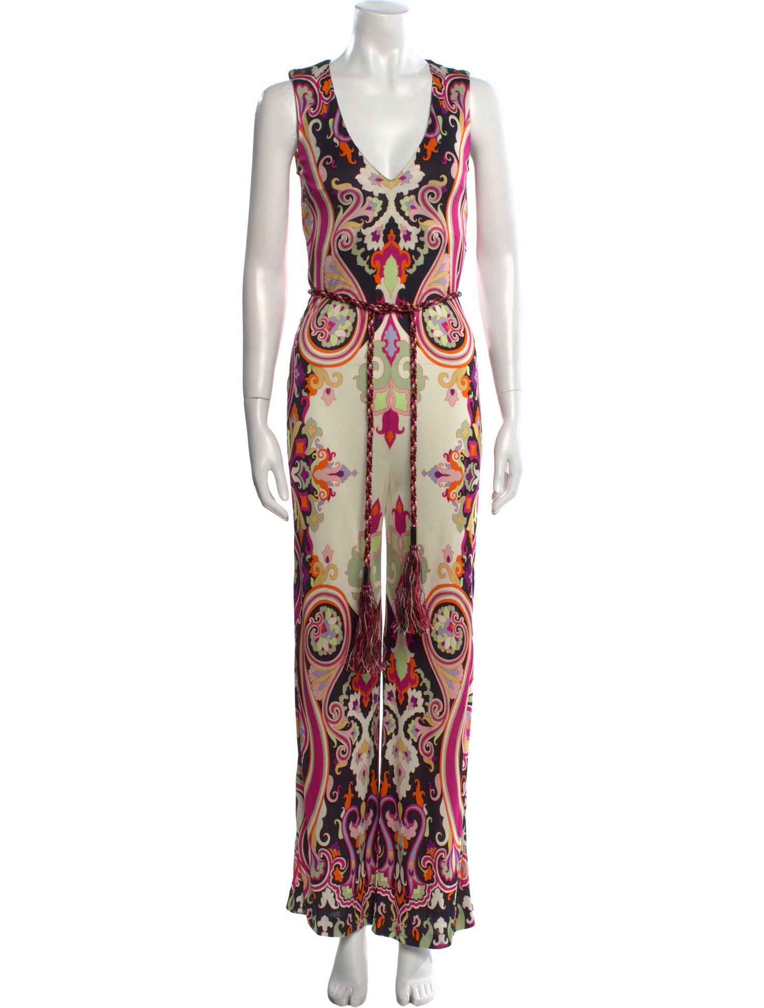 Etro Silk Printed Jumpsuit