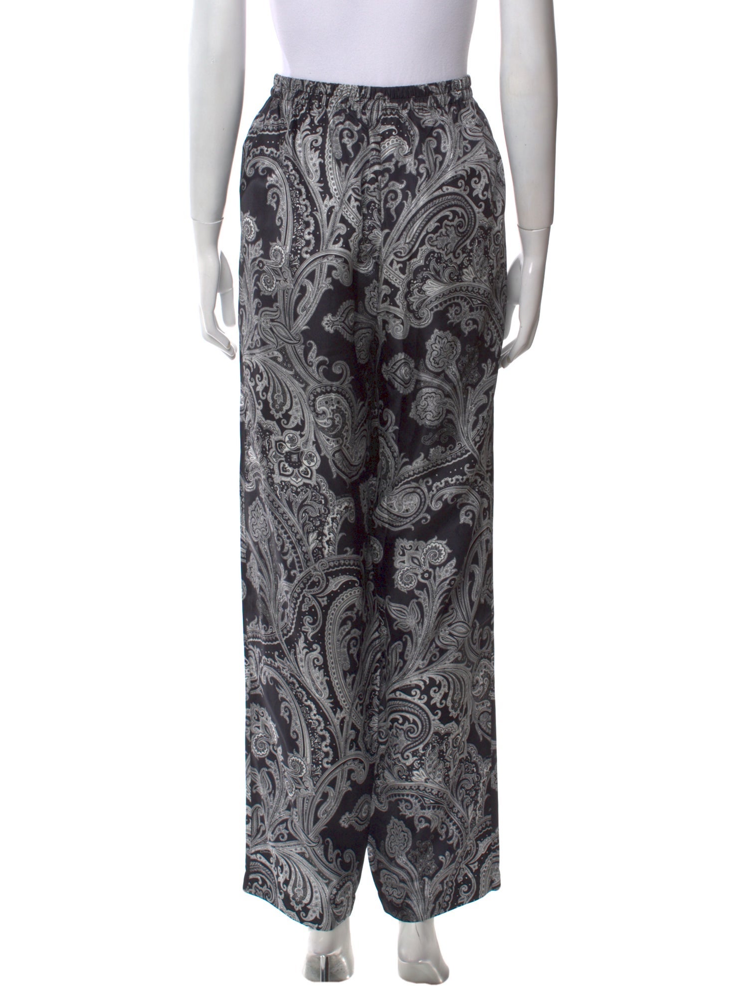 Etro Silk Straight Leg Pants