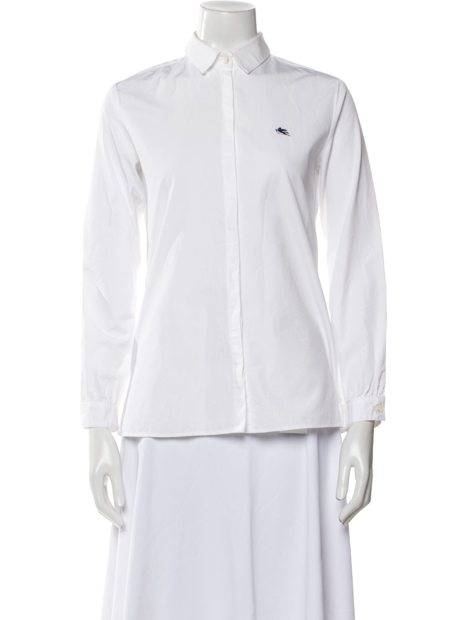 Etro Three-Quarter Sleeve Button-Up Top