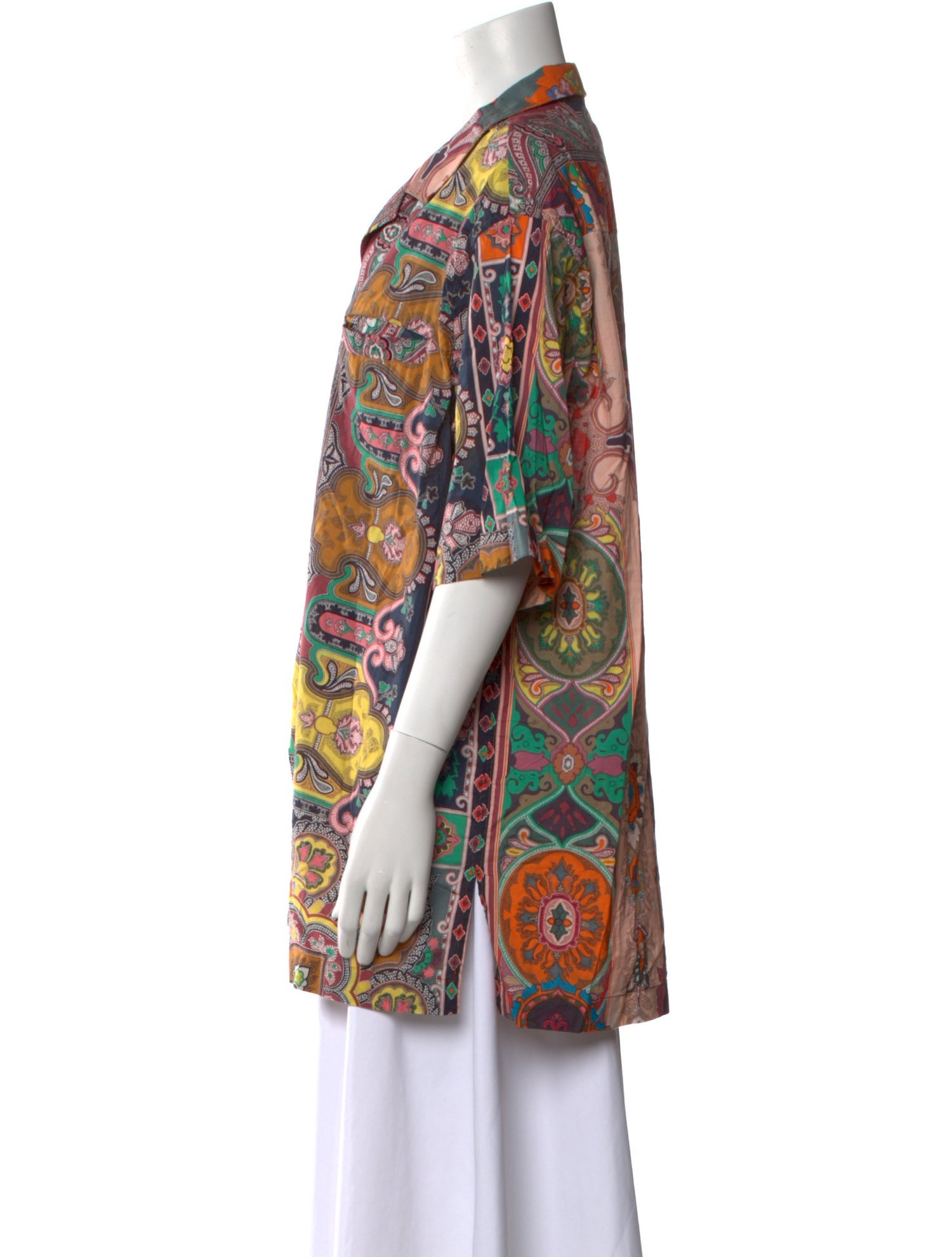 Etro Paisley Print Short Sleeve Tunic