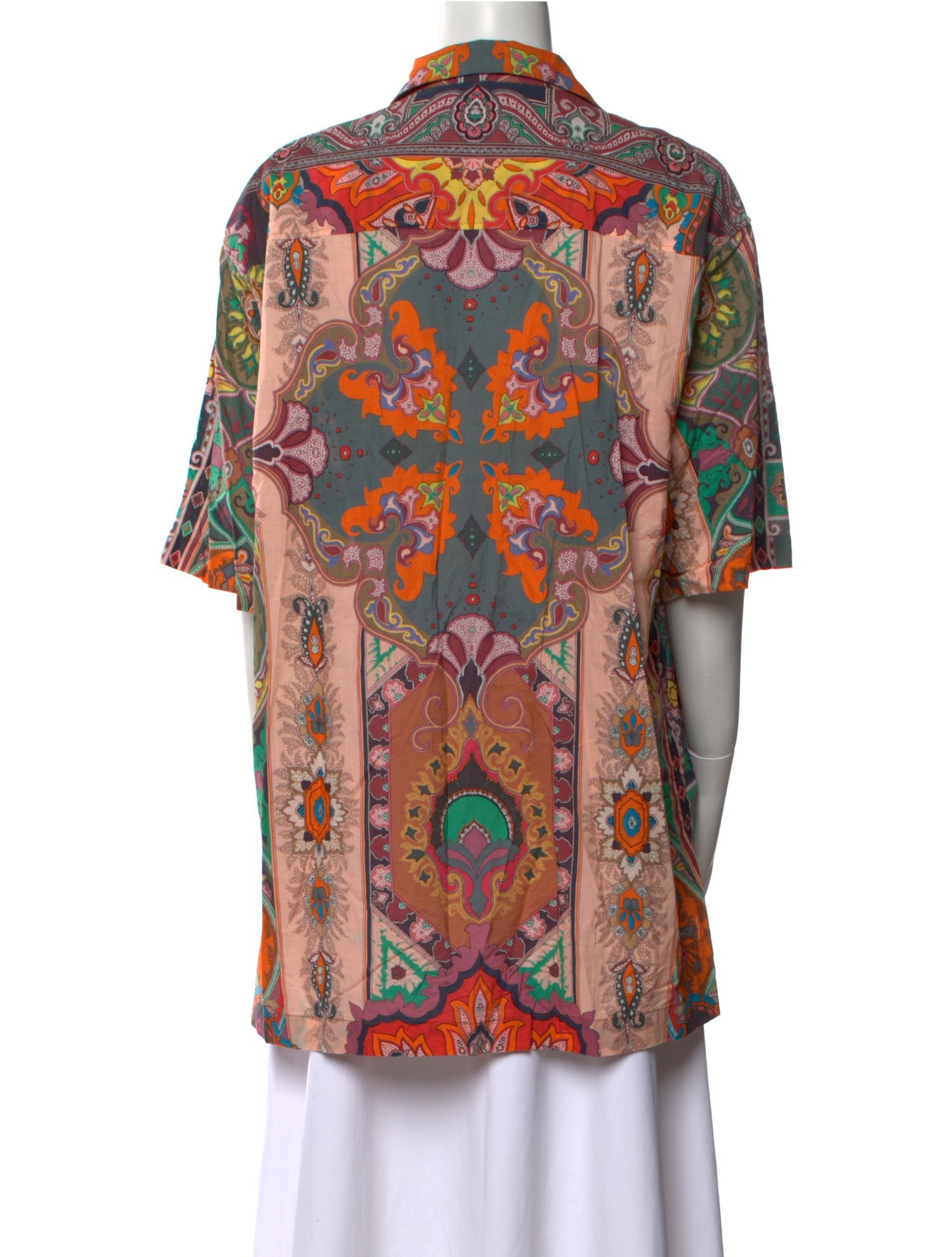 Etro Paisley Print Short Sleeve Tunic