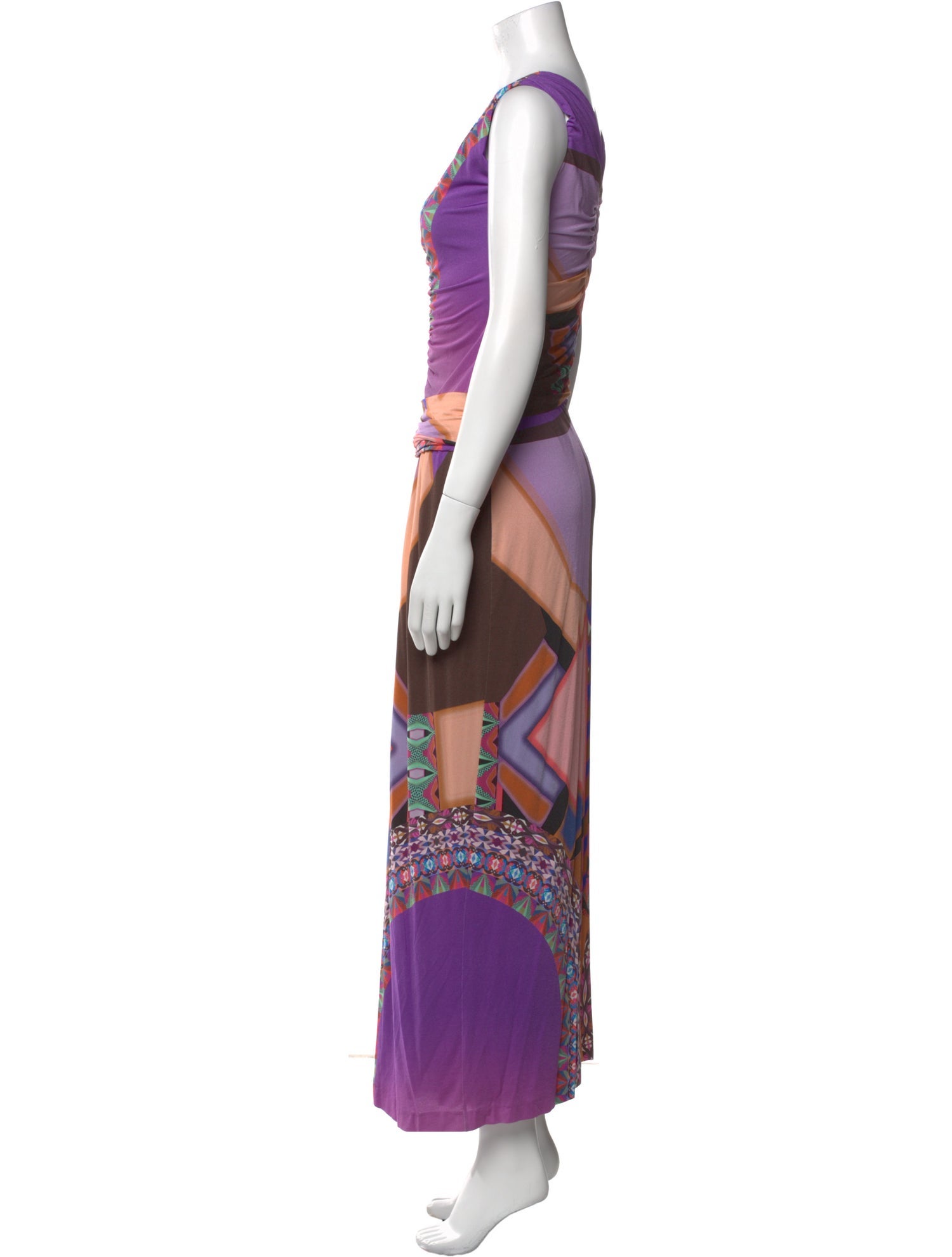 Etro Printed Long Dress