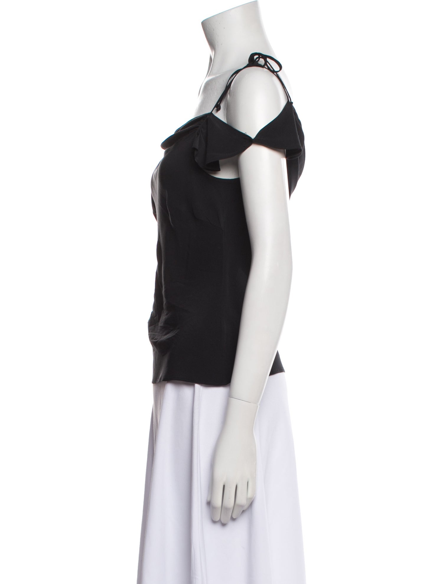 Etro Silk Square Neckline Top