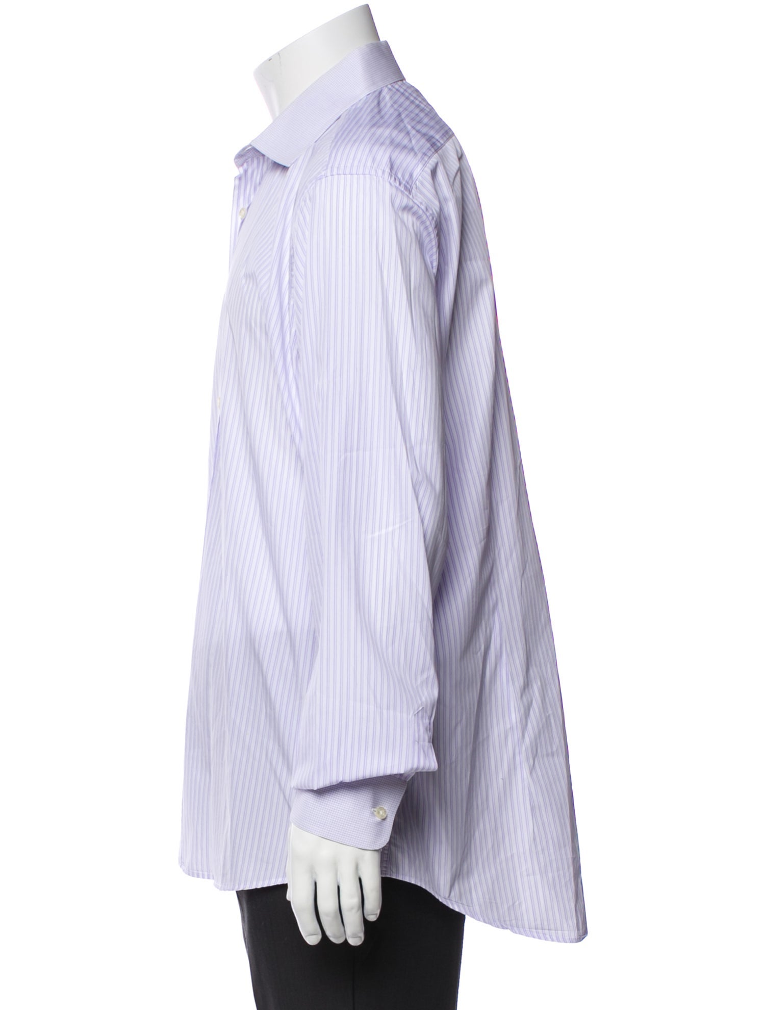 Etro Striped Long Sleeve Dress Shirt