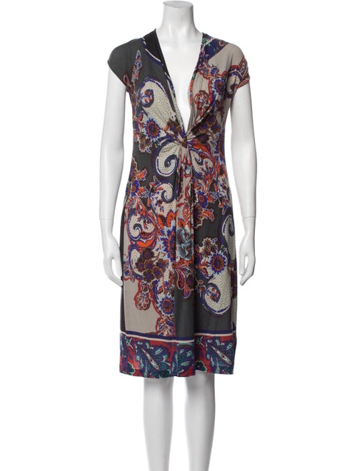 Etro Wool Midi Length Dress