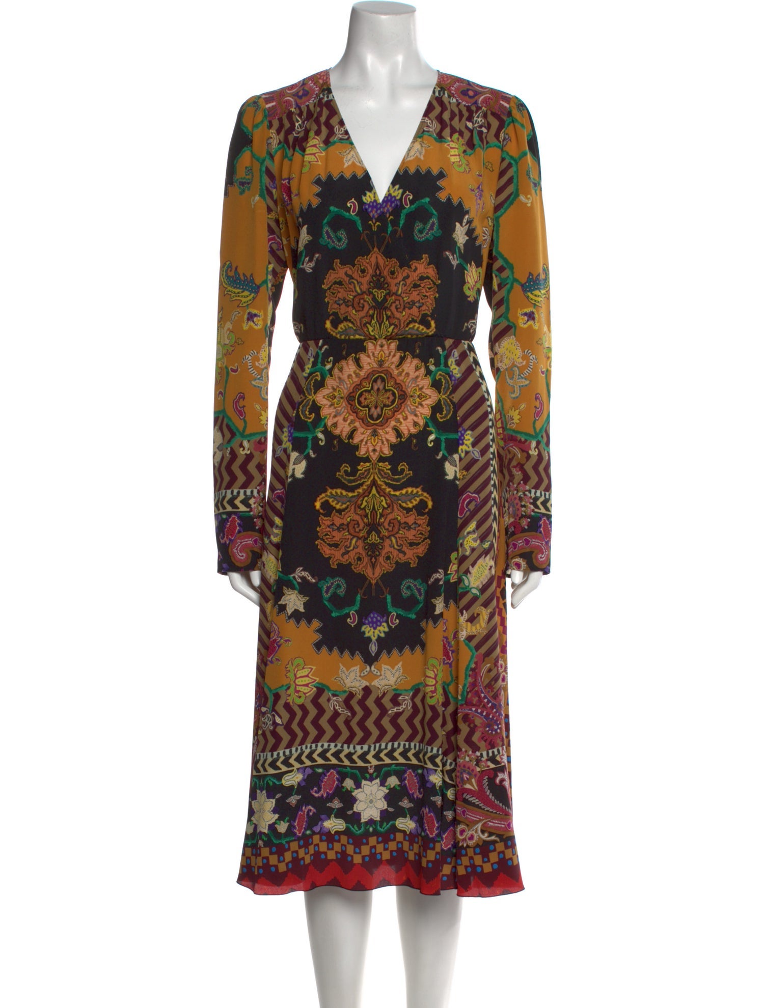 Etro Silk Knee-Length Dress