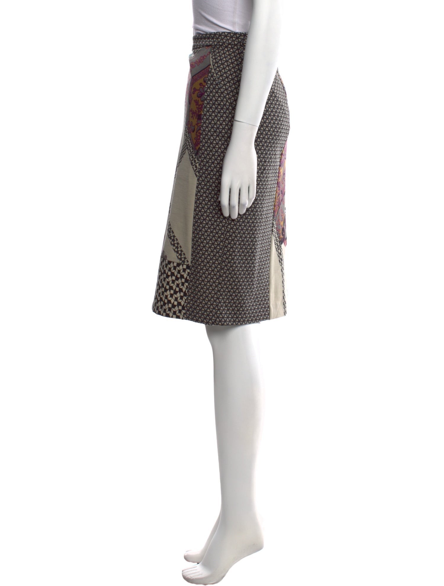 Etro Wool Knee-Length Skirt