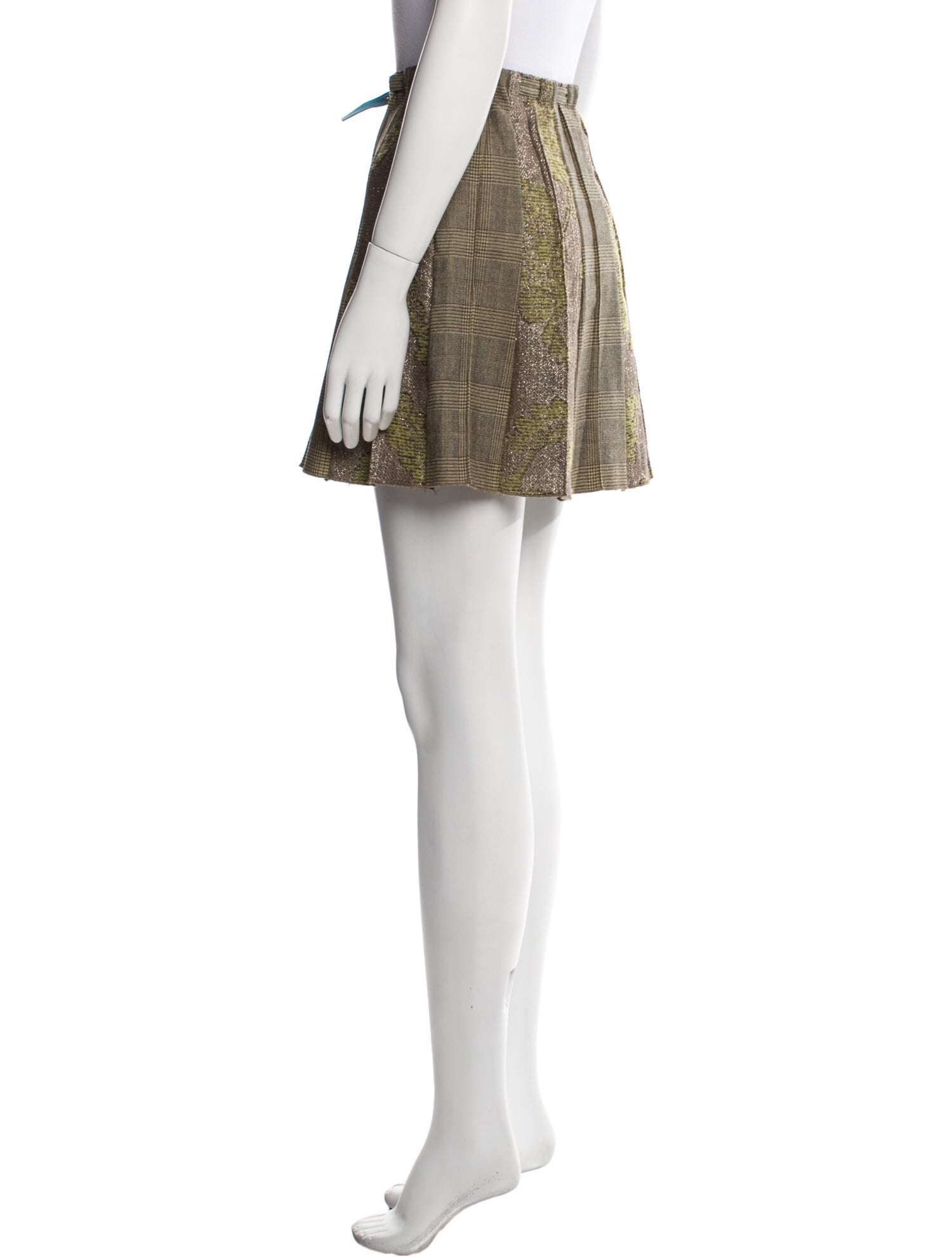 Etro Wool Mini Skirt