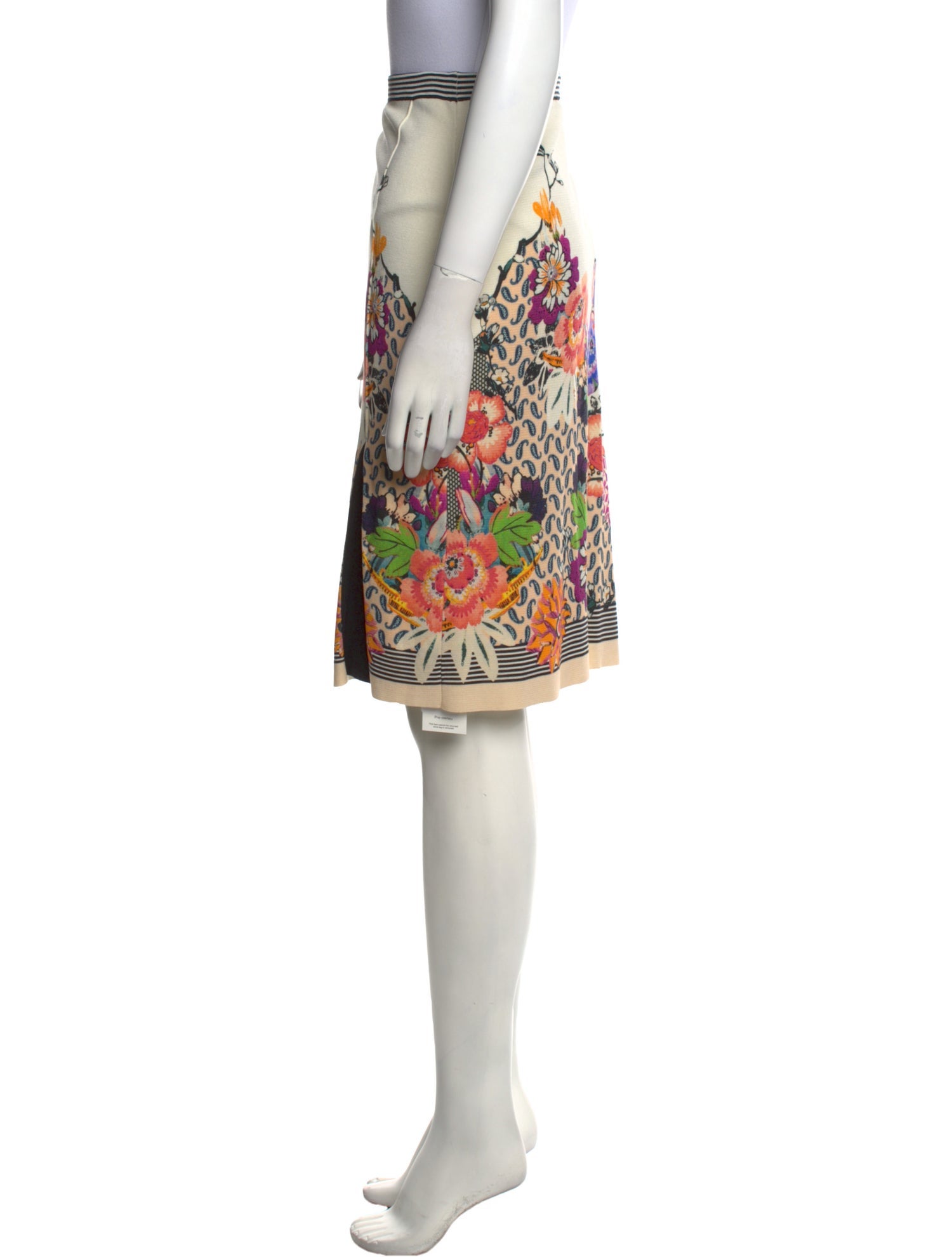 Etro Silk Knee-Length Skirt