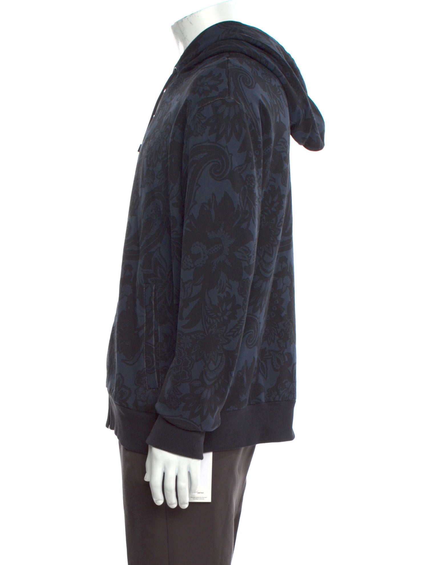 Etro Printed Crew Neck Hoodie