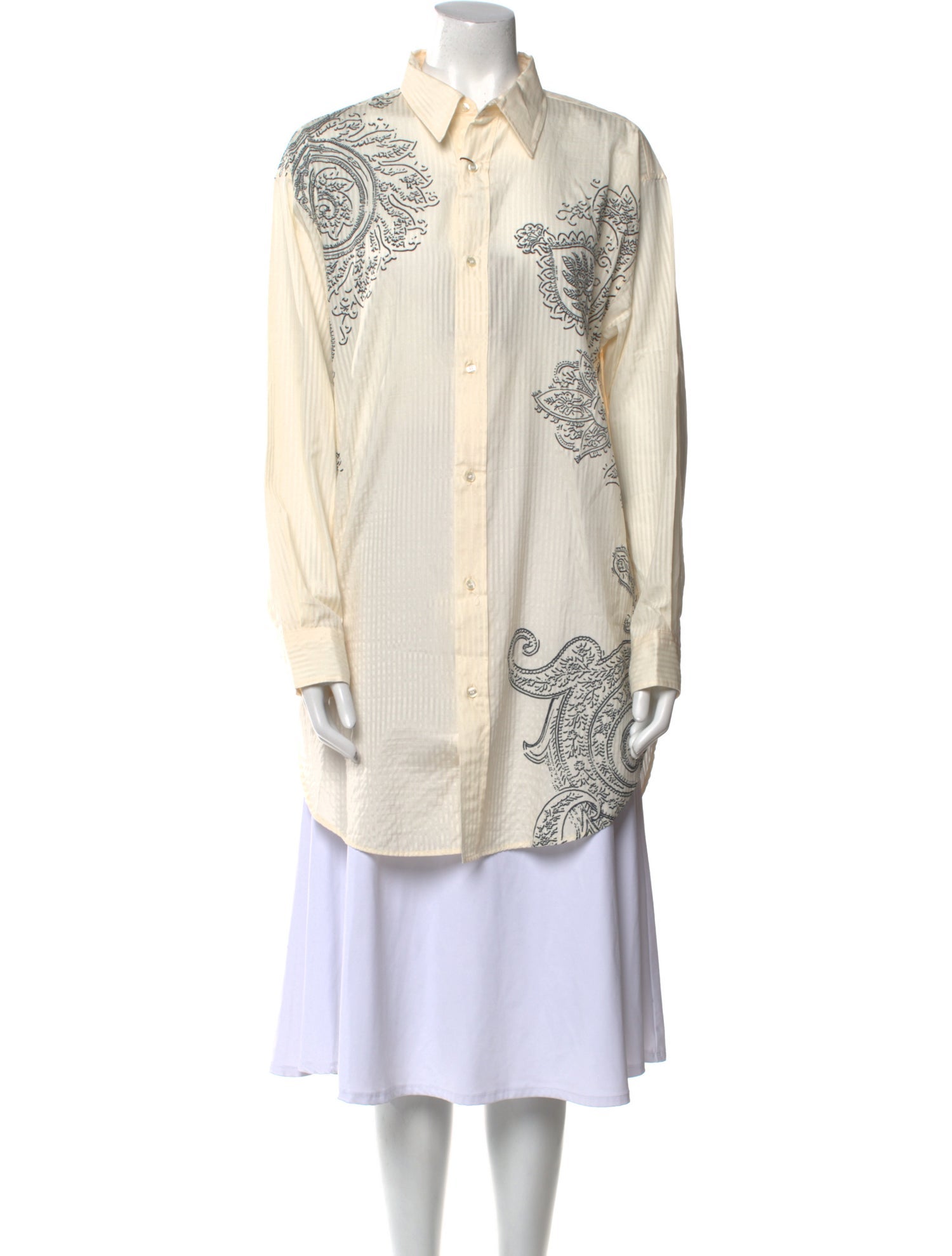 Etro Printed Long Sleeve Tunic w/ Tags