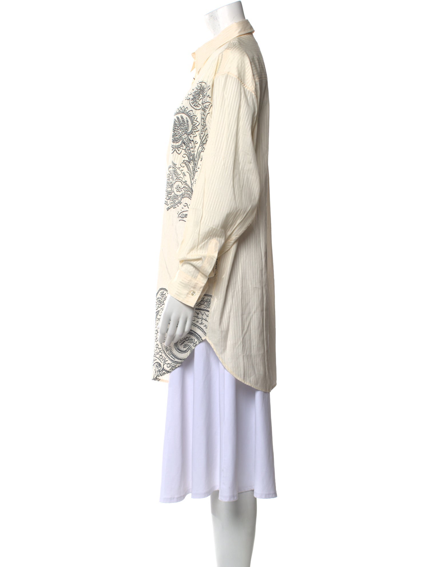 Etro Printed Long Sleeve Tunic w/ Tags