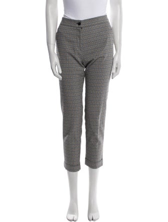 Etro Printed Straight Leg Pants