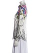 Etro Printed Long Sleeve Button-Up Top