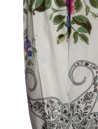 Etro Printed Long Sleeve Button-Up Top