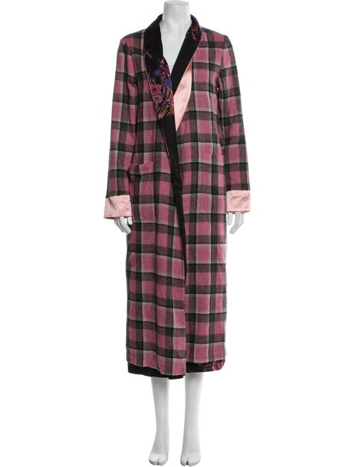 Etro Plaid Print Evening Jacket
