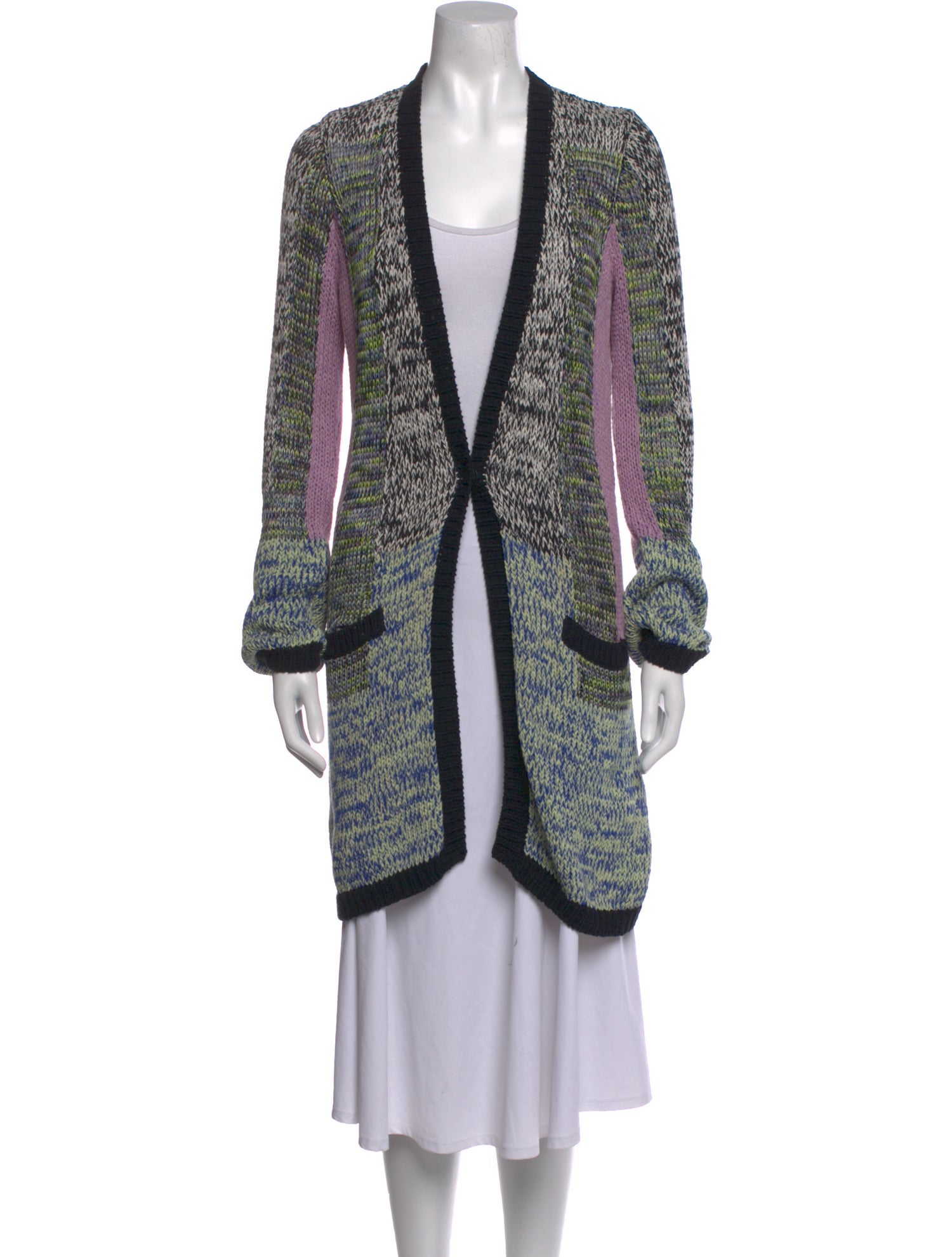 Etro Striped V-Neck Sweater