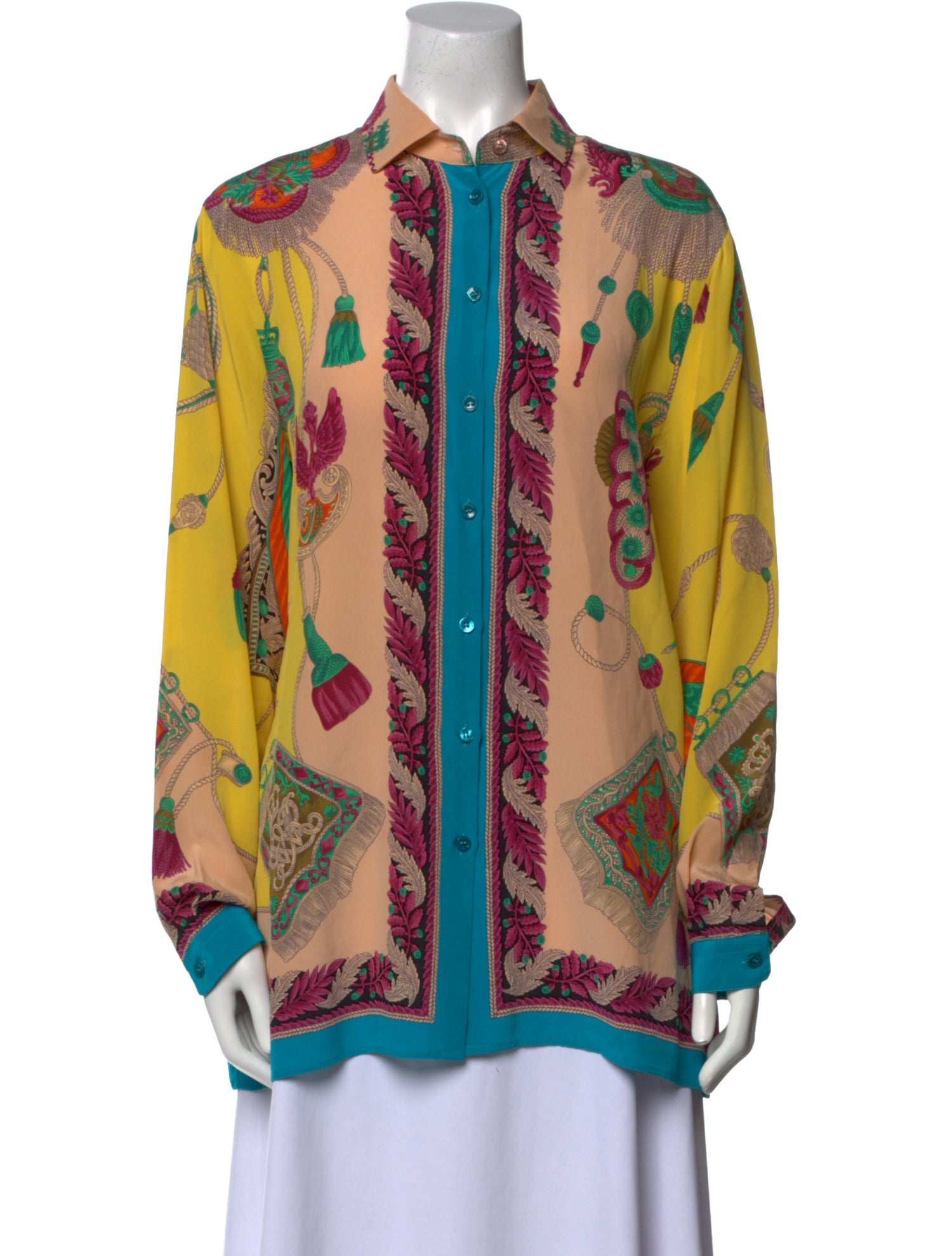 Etro Printed Long Sleeve Tunic