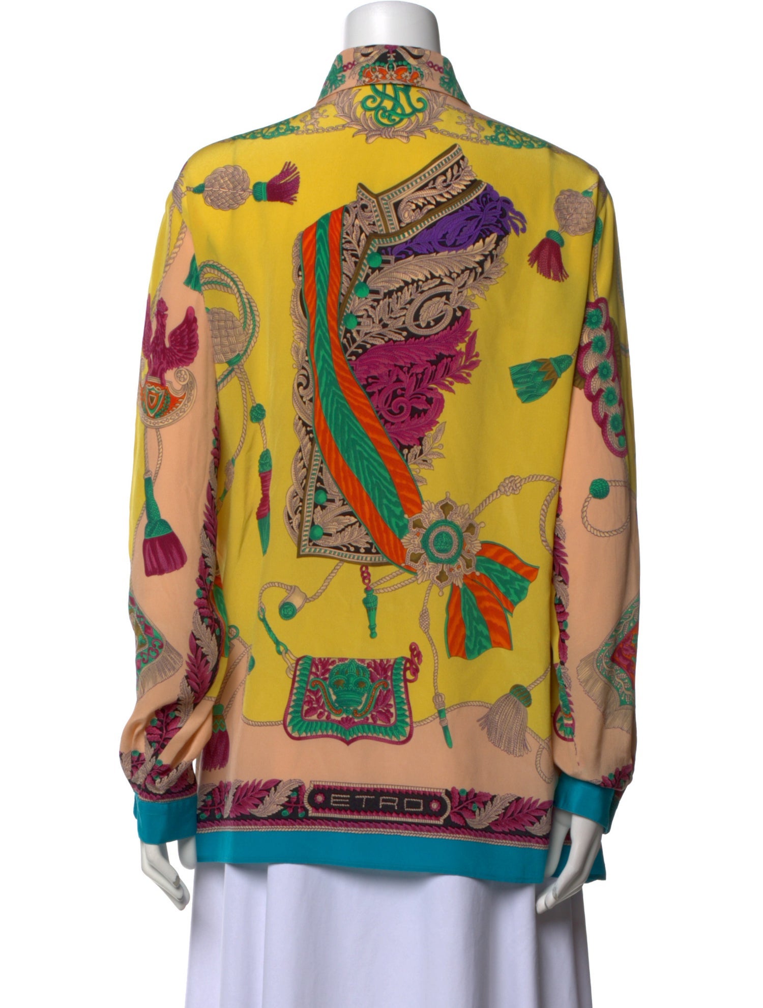 Etro Printed Long Sleeve Tunic
