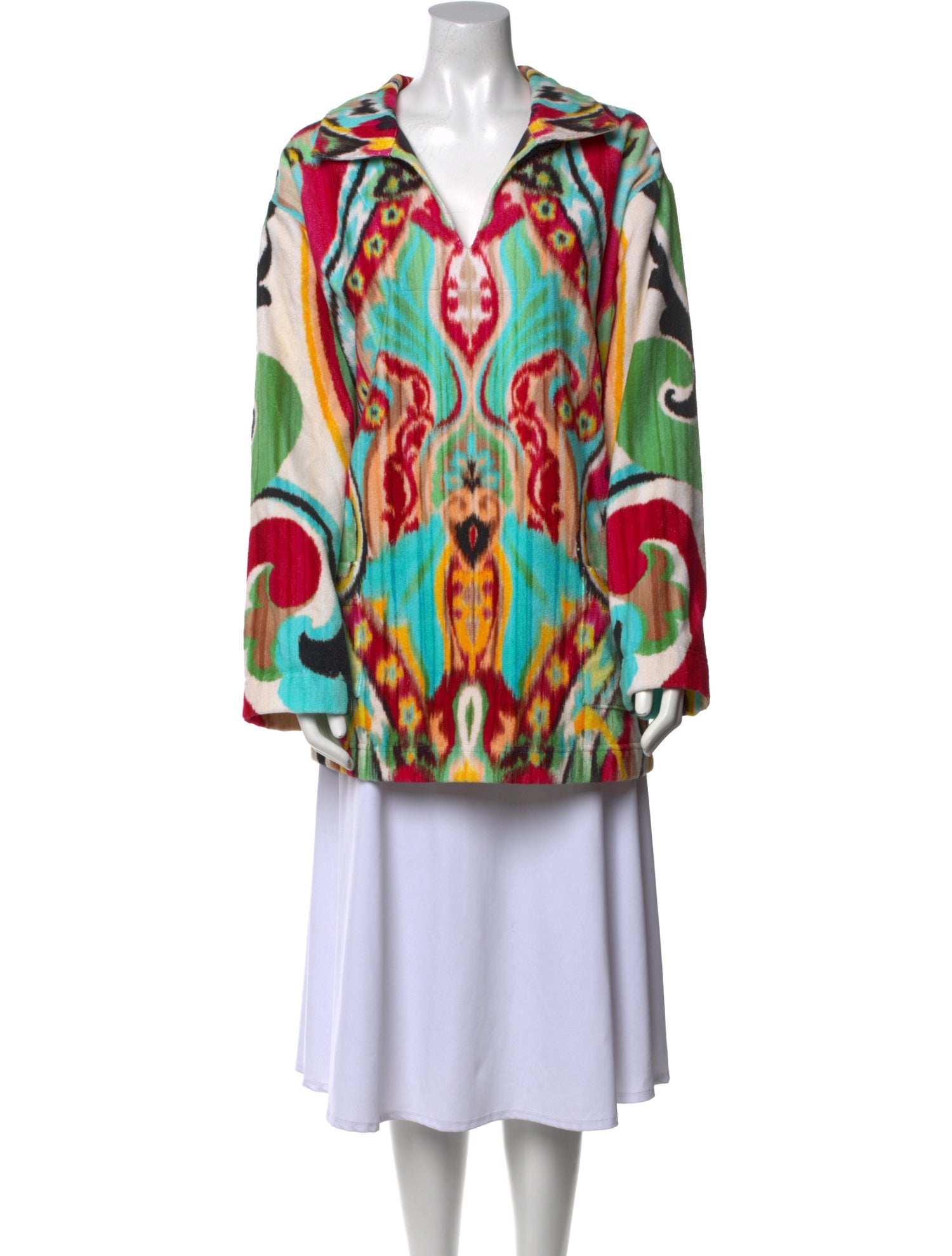 Etro Printed Long Sleeve Tunic