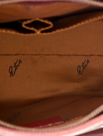 Etro Leather Top Handle Bag