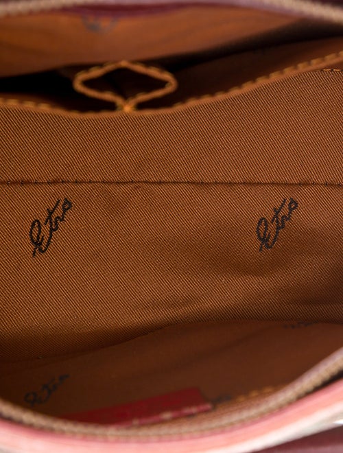Etro Leather Top Handle Bag