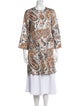 Etro Linen Paisley Print Trench Coat